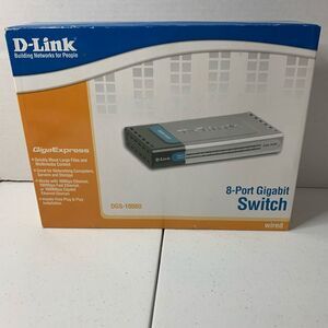 D-Link DGS-1008D 8-Port Gigabit Switch New
